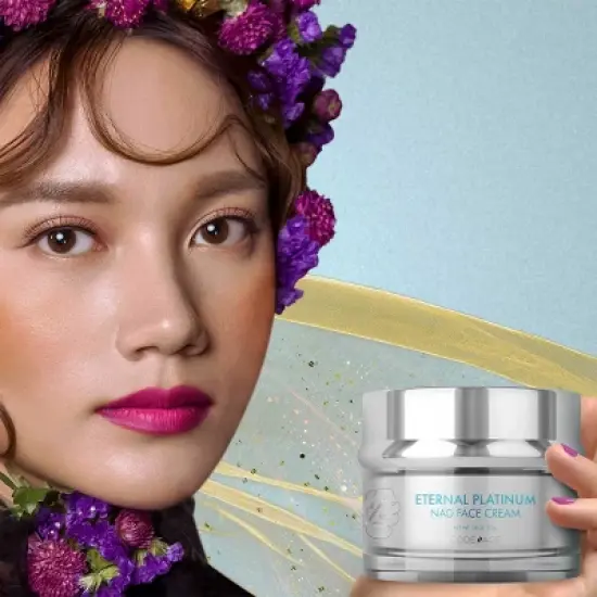 Codeage NAD Facial Cream, Resveratrol, Niacinamide, Hyaluronic Acid, Collagen, Vitamin C & E - 1.8 oz image {3}