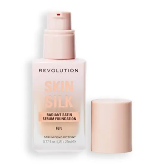 Makeup Revolution Skin Silk Serum Foundation - 0.77oz image {13}