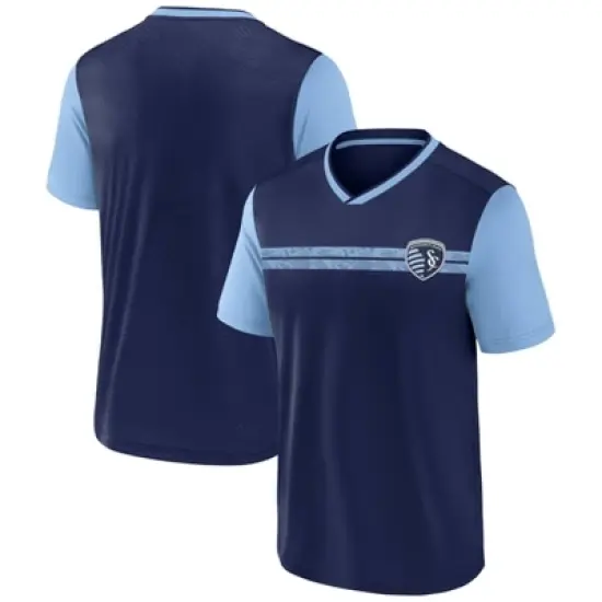 MLS Sporting Kansas City Men's Shoot Out V-Neck Jersey image {3}