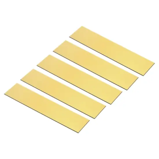 Unique Bargains DIY Laser Printing Personalized Office Blank Engraving Name Plates 5 Pcs image {6}