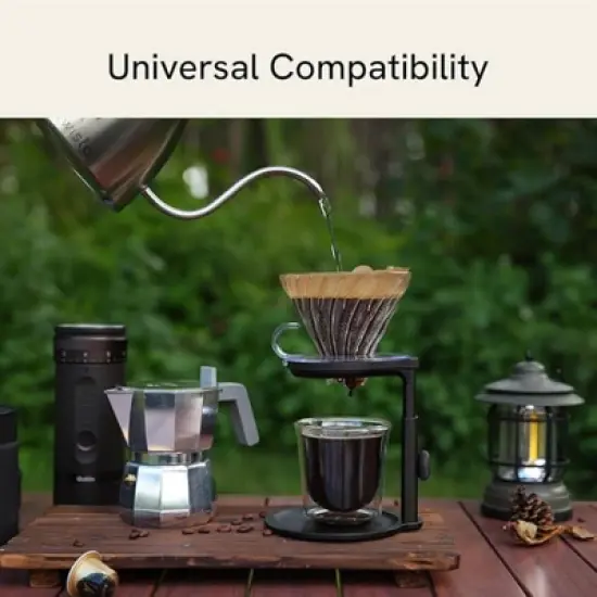 OutIn Nano Portable Electric Espresso Machine with Universal Coffee Stand image {9}