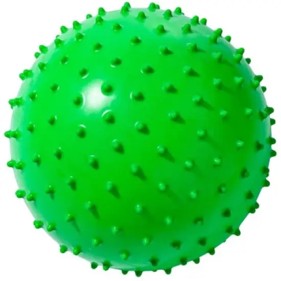 New Bounce Knobby Bouncing Balls 8.5'', Set of 4 Spiky Balls with 2 pins and pump image {3}