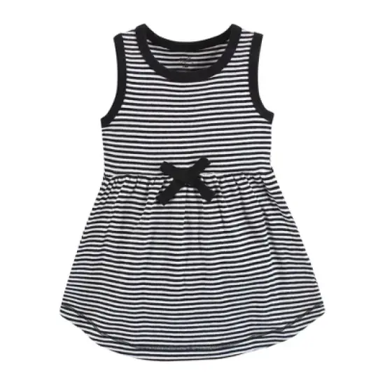 Touched by Nature Girl Organic Cotton Dresses, Pink Flamingo image {3}