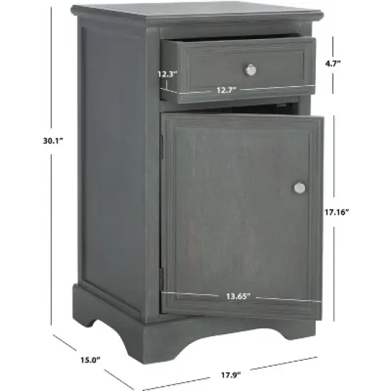 Jarome Nightstand With Storage - AMH6627 - Safavieh Couture image {11}