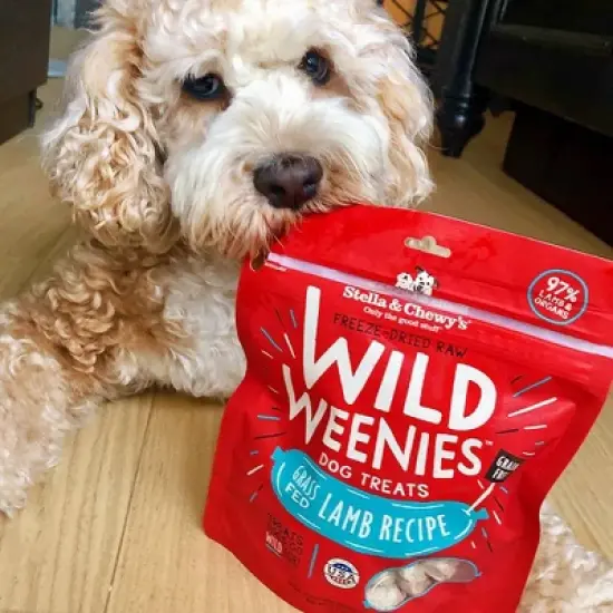 Stella & Chewy's Wild Weenies Lamb Flavor Chewy Dog Treats - 3.25oz image {4}