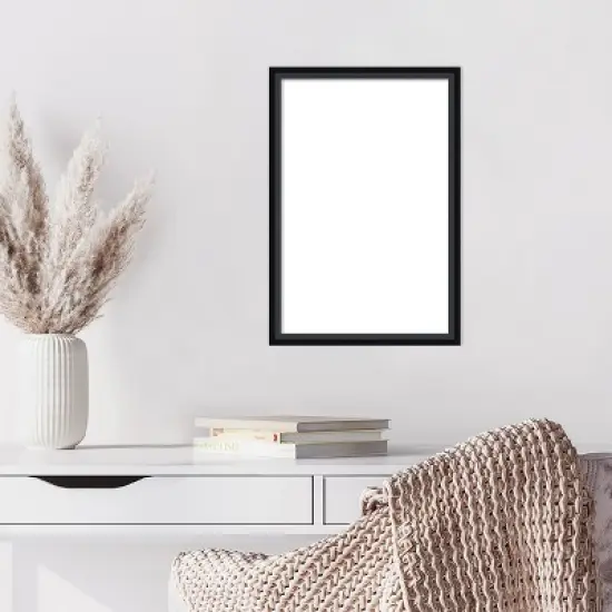 Amanti Art Lucie Black Framed Dry Erase Magnetic Board image {7}