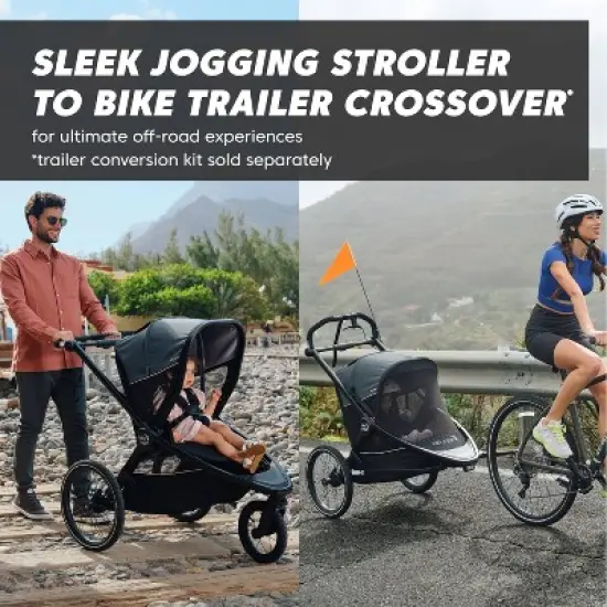 Baby Jogger City Prix Jogger Stroller - Ambition Black image {5}