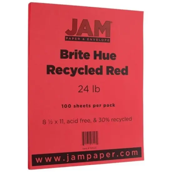 JAM Paper Brite Hue 24lb Paper 8.5" x 11" 100pk image {6}