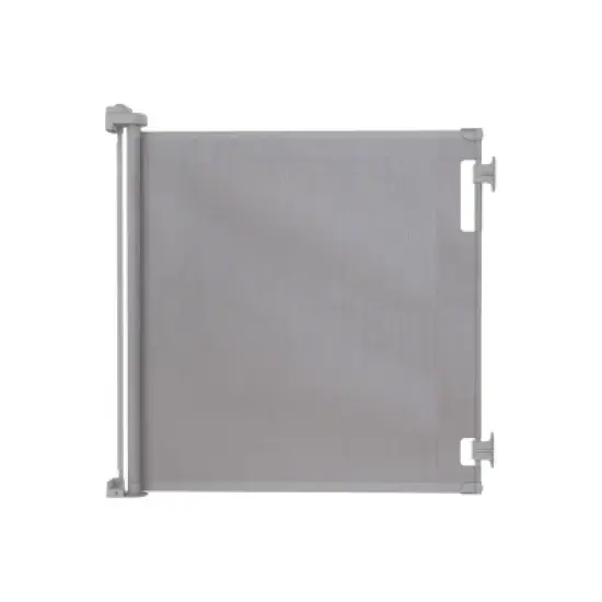 Perma Child Safety 55" Wide x 33" Tall Retractable Baby Gate - 3116 - Gray image {8}