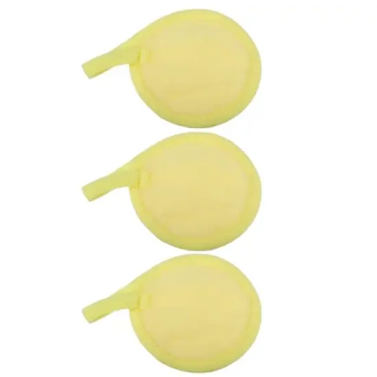 Unique Bargains Soft Flannel Pads Reusable Makeup Remover Eco Pads Facial Make Up Cleansing Removal for Most Skin Types 3 Pcs image {17}