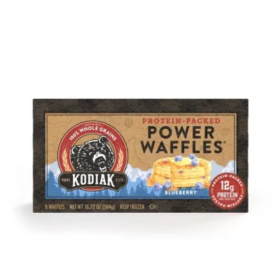 Kodiak Protein-Packed Power Waffles Blueberry Frozen Waffles - 8ct image {7}