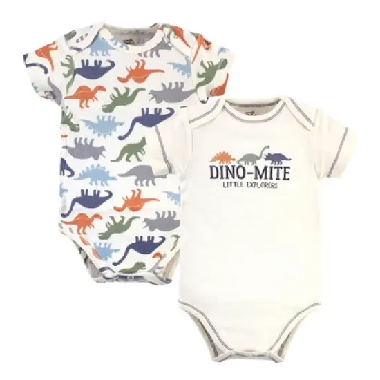 Touched by Nature Baby Boy Organic Cotton Layette Set and Giftset, Bold Dinosaurs, 0-6 Months image {1}
