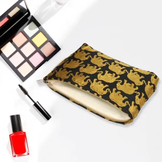 Unique Bargains Portable Elephant Handheld Makeup Bag 1 Pc image {3}