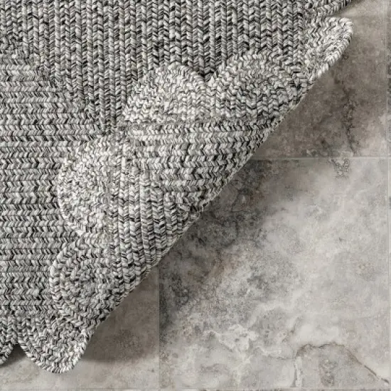 nuLOOM Idina Casual Scalloped Indoor/Outdoor Area Rug image {6}