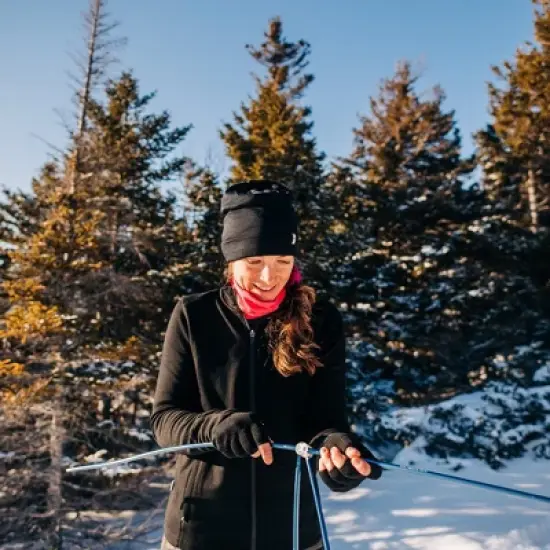 Minus33 Merino Wool Lightweight - Fingerless Gloves Black L image {3}