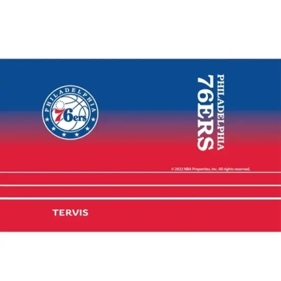 NBA Philadelphia 76ers 20oz Ombre Stainless Steel Tumbler image {1}