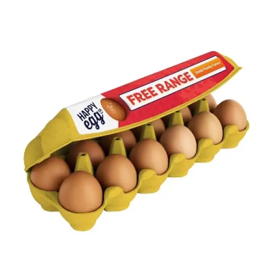 Happy Egg Co. Large Brown Grade A Free Range Eggs - 12ct image {7}
