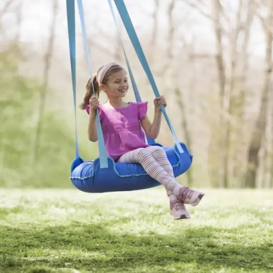 HearthSong 27-Inch Inflatable Flying Saucer Sensory Swing for Indoor or Outdoor Use image {11}