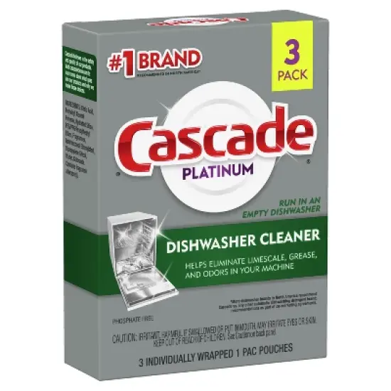 Cascade Platinum Dishwasher Cleaner - 3ct image {13}
