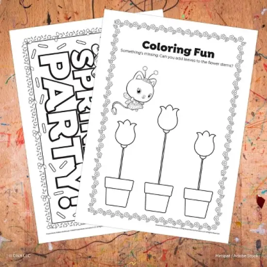Gabby's Dollhouse Coloring Book with Crayons image {2}