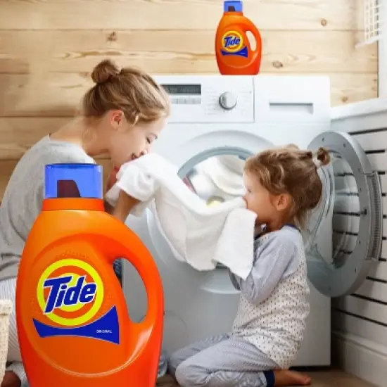 Tide Liquid Non-HE Laundry Detergent - Original image {8}