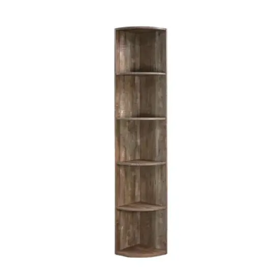 FC Design 5 Tier Corner Bookcase Wooden Display Shelf Storage Rack Multipurpose Shelving Unit image {19}