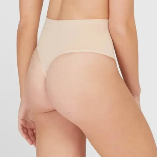 ASSETS by SPANX Women's All Around Smoothers Thong image {2}