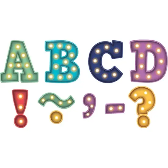 Teacher Created Resources&reg; Marquee Bold Block 3" Magnetic Letters, 55 Pieces image {3}