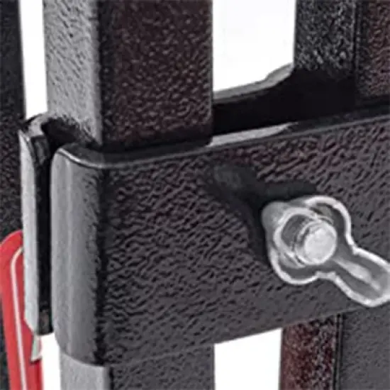 Lucky Dog 8ft x 4ft x 6ft Large Outdoor Dog Kennel Playpen Crate with Heavy Duty Welded Wire Frame and Waterproof Canopy Cover, Black (2 Pack) image {4}