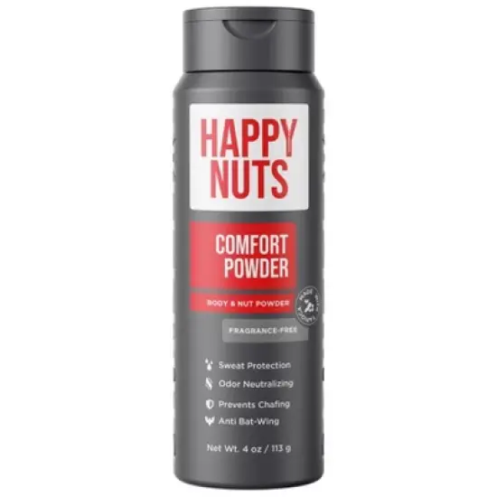 Happy Nuts Comfort Powder Deodorant - Unscented - 4oz image {5}