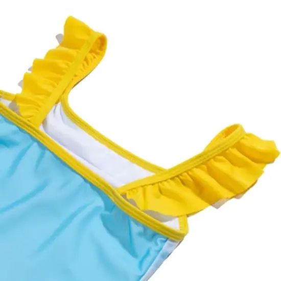 Bluey Bingo Bluey Girls Lace-Up Back Tankini Top and Bikini Bottom Swim Set Toddler image {5}