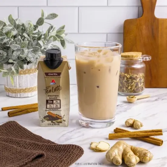 Atkins Black Tea Latte Protein Shake - 44 fl oz/4pk image {6}