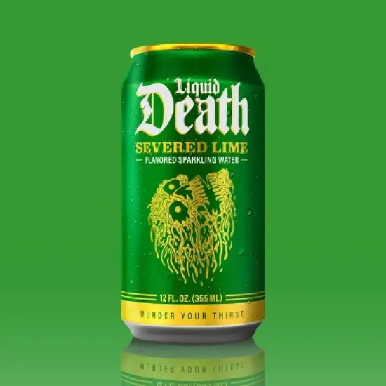 Liquid Death Severed Lime Sparkling Water - 6pk/12 fl oz Cans image {6}