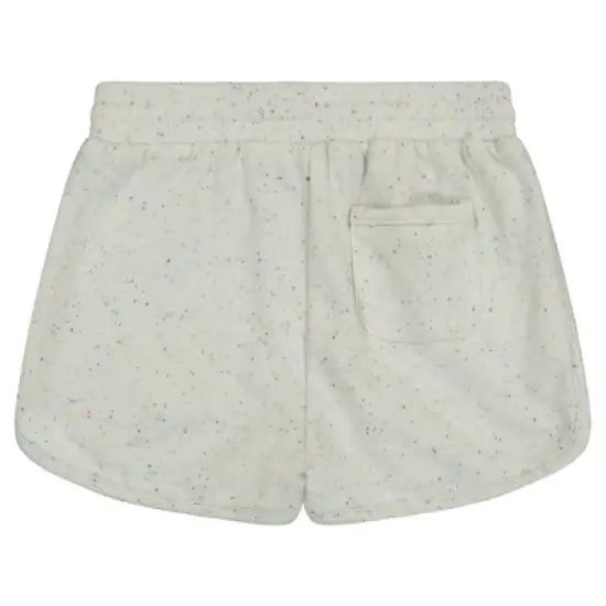 Andy & Evan Toddler NEP TERRY DOLPHIN SHORTS White, Size 3T image {2}