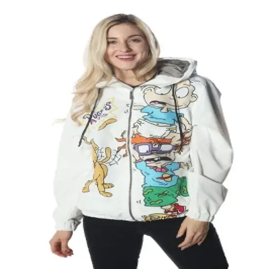 Members Only - Women's Chucky Placement Windbreaker Oversized Jacket image {6}