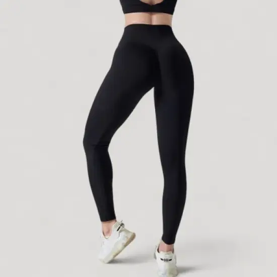 Anna-Kaci Active Women's High Waist Compression Leggings with Seamless Fit and Sculpting Stretch Fabric image {4}