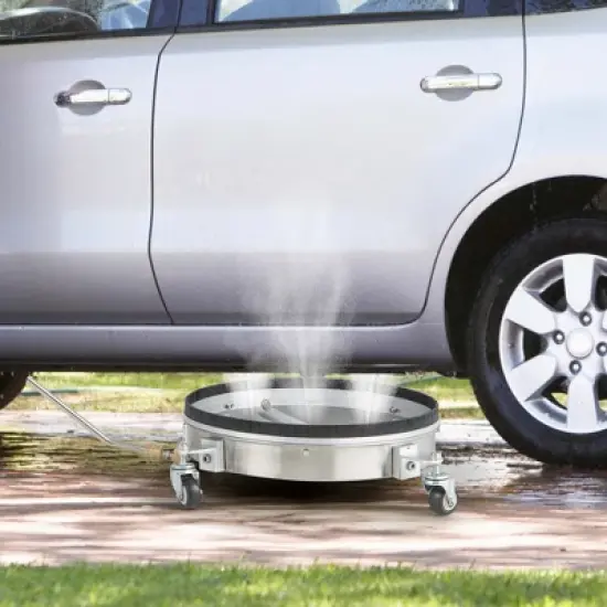 Costway 16.5" Pressure Washer Surface Cleaner Stainless Steel Surface Cleaner Attachment image {2}