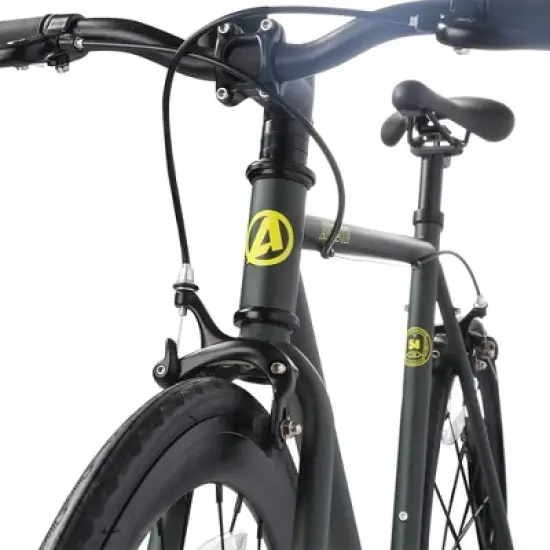 AVASTA BA9002WF-4 700C 54 Inch Single Speed Loop Fixed Gear Urban Commuter Fixie Bike with High-TEN Steel Frame for Adults 5' 6" to 5' 11", Green image {3}