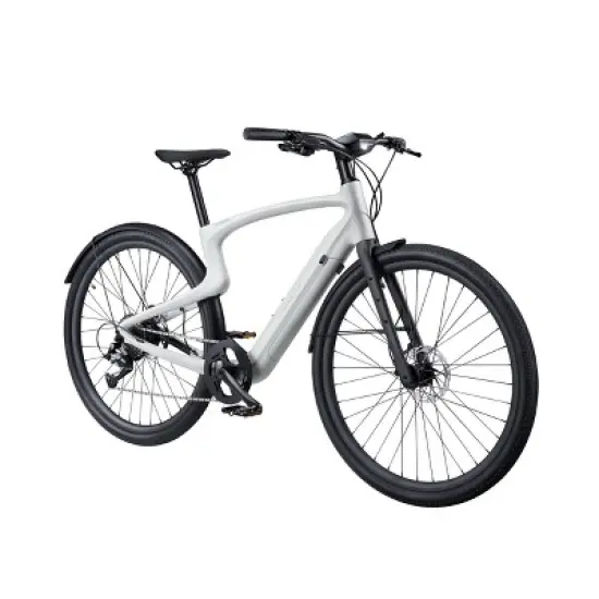 Urtopia Adult Carbon 1 Pro Smart 27.64'' Step-Over Electric Cruiser Bike - White M image {1}