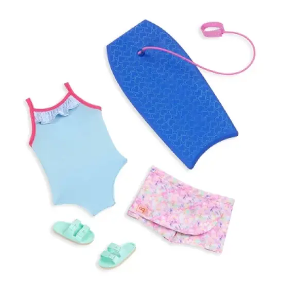 Our Generation Ivana with Bodyboard 18" Beach Doll image {3}