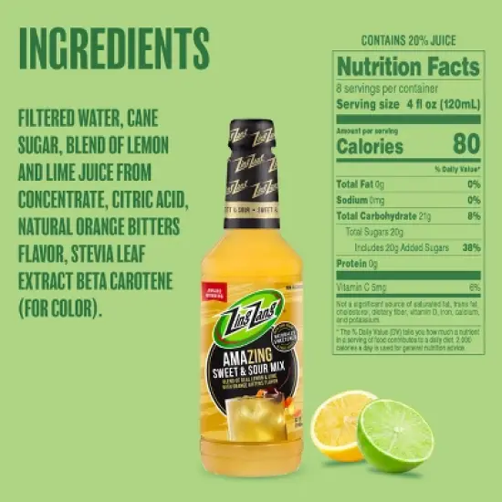 Zing Zang Sweet & Sour Mix - 32 fl oz Bottle image {4}