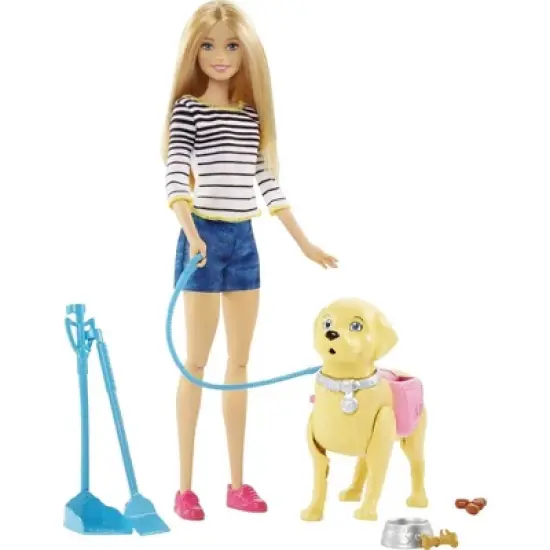 Barbie Walk and Potty Pup Doll and Playset image {2}