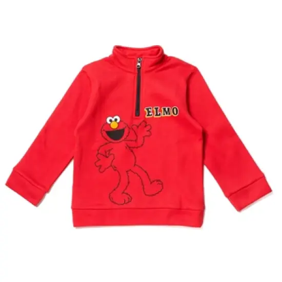 Sesame Street Elmo Fleece Half Zip Sweatshirt and Pants Set Infant to Toddler image {2}