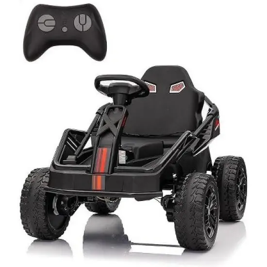 24V Ride-On Toys for Big Kids，Electric Four Wheeler，Battery Electric Car for Kids with Parent Remote,Bluetooth Music, Horn image {8}
