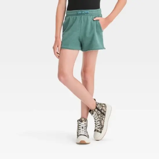 Girls' Fleece Pull-On Shorts - art class&trade; image {3}