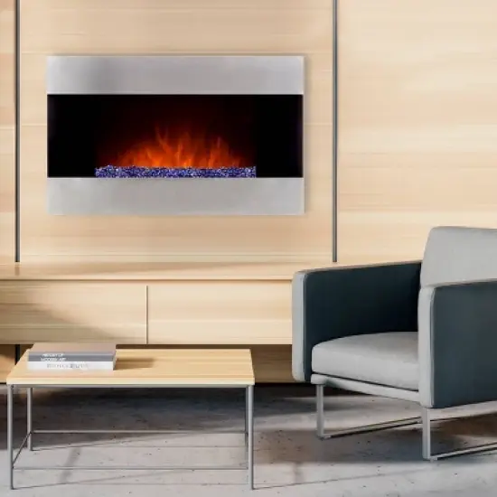 Home-Complete 10.47 lbs .75" Marbles Fire Glass Blue image {4}