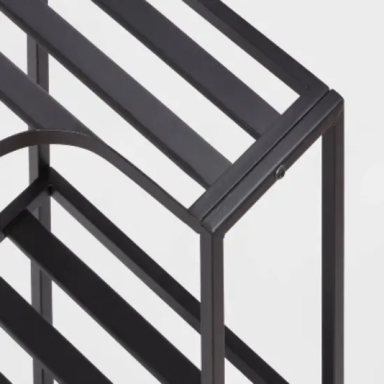 Small Space Storage Cabinet Black Metal - Brightroom&trade; image {2}