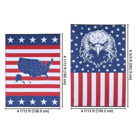 Yescom 4.5x6 Ft Carside Awning Replacement Fabric with Side Wall Roof Rack Overlanding Multicolor image {8}