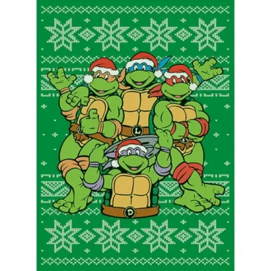 Men's Teenage Mutant Ninja Turtles Ugly Christmas Sweater T-Shirt image {1}