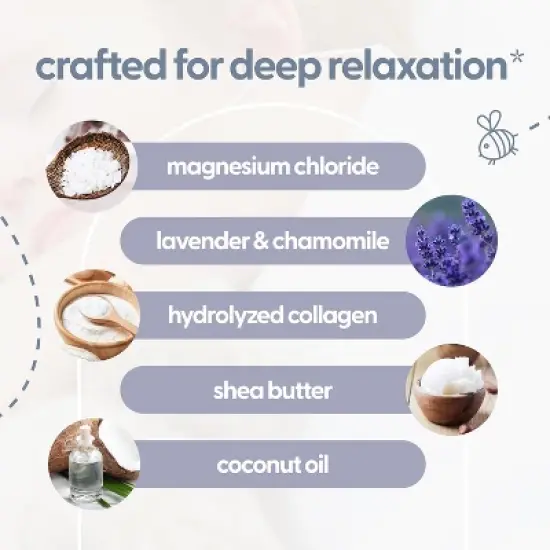 Unscented Magnesium Lotion for Kids with Sensitive Skin, Moisturizes & Hydrates Skin, Supports Relaxation & Restful Night, M3, 8 fl oz image {3}